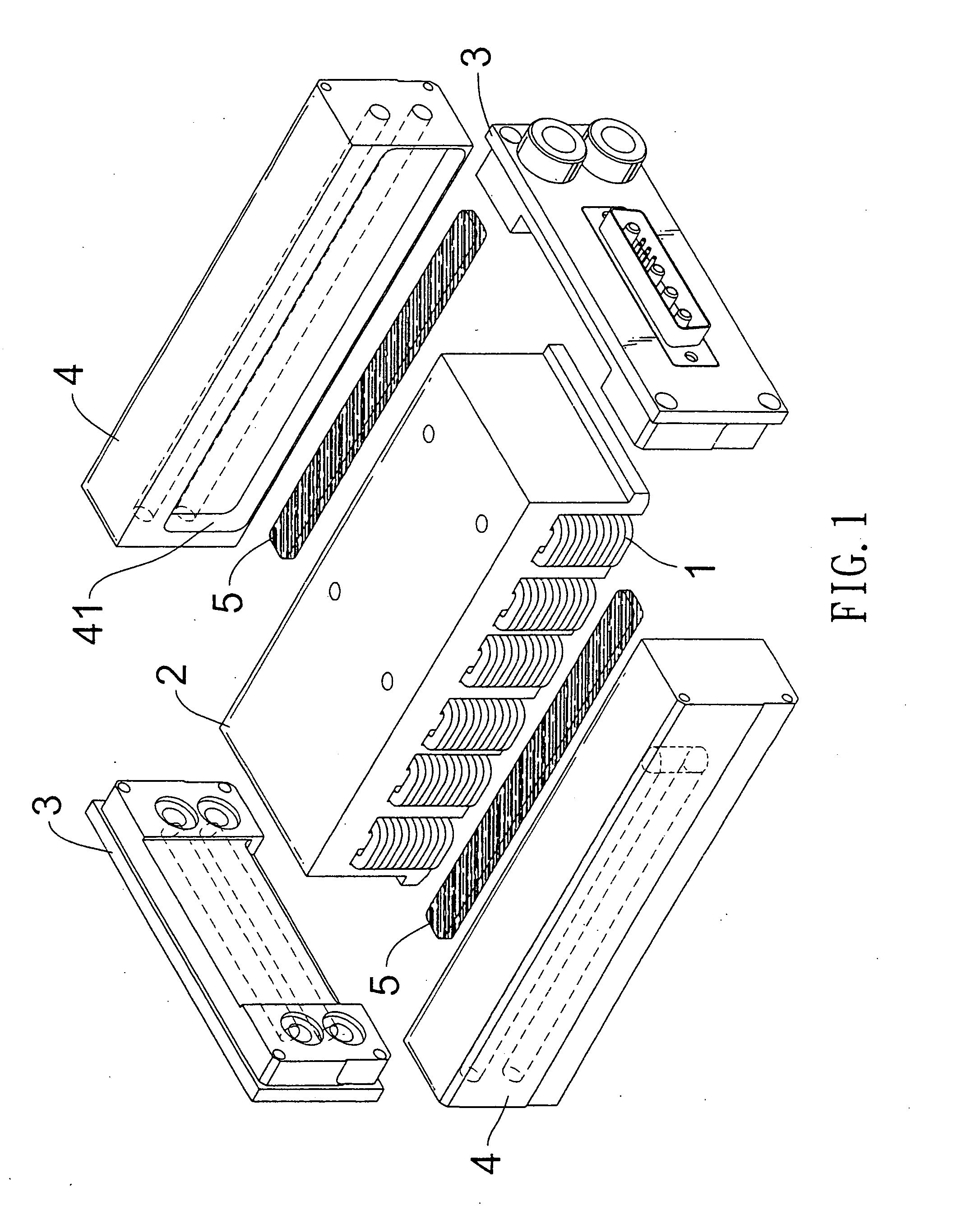 Heat dissipation apparatus for a linear motor