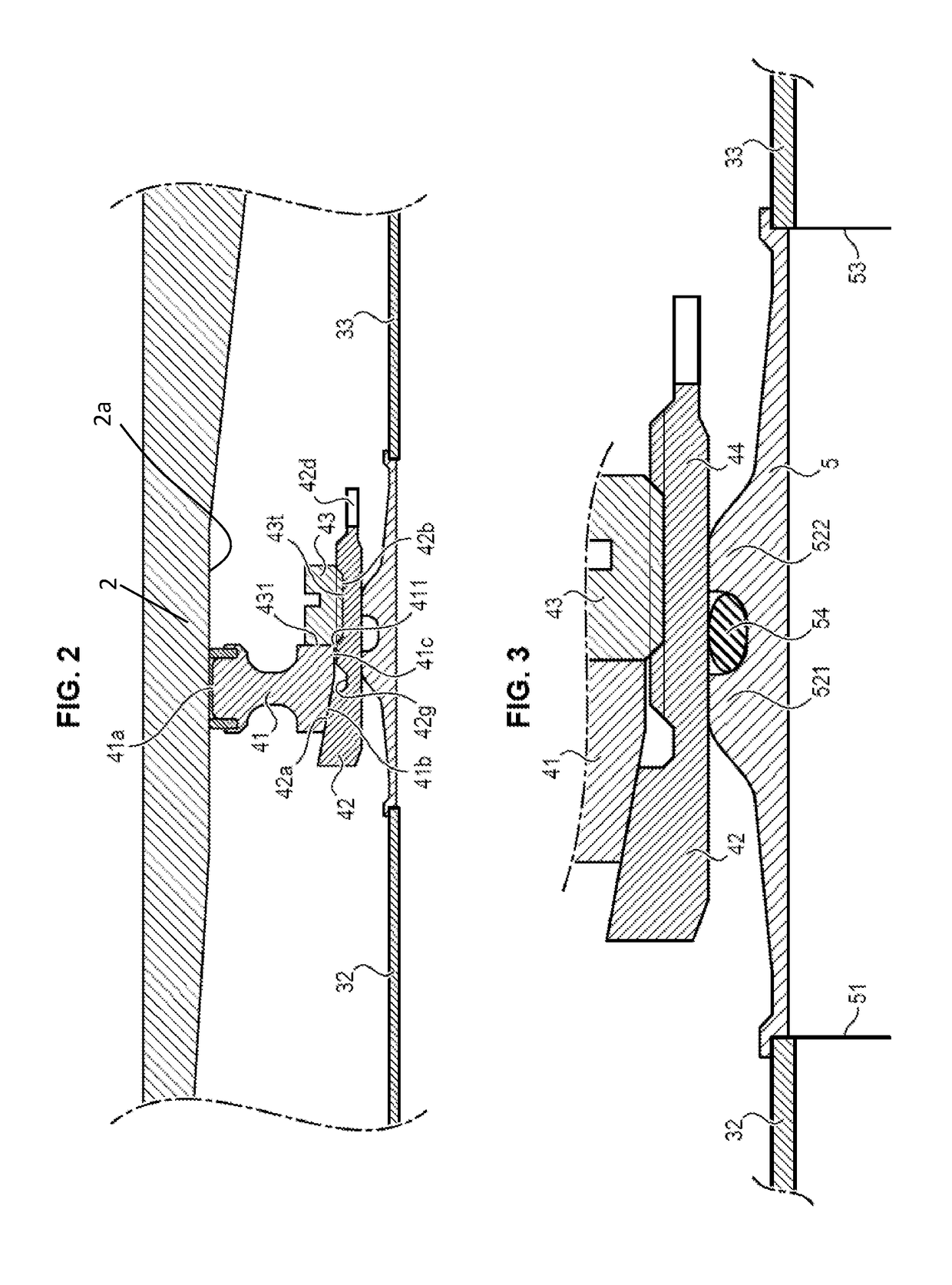 Support providing a complete connection between a turbine shaft and a degassing pipe of a turbojet