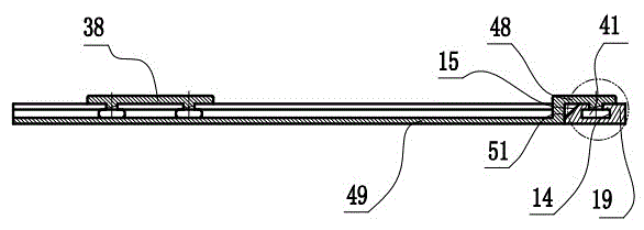 Bearing-slide four-side adjustment coplanar molybdenum-alloy medical ruler