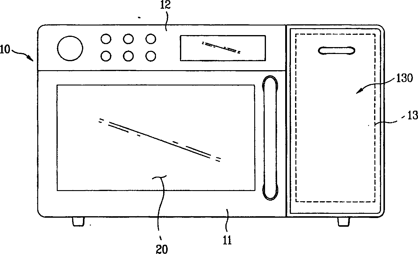 Microwave oven with ultraviolet sterilizing chamber