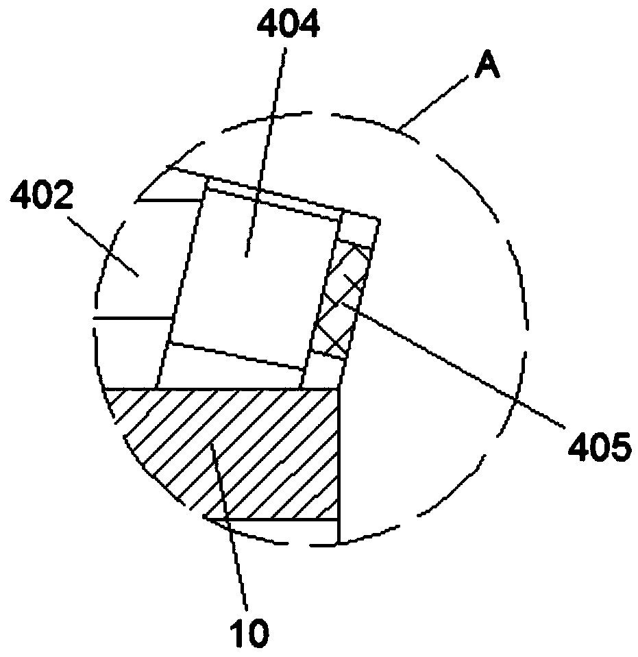 Composite sandstone crushing and dust removal integrated device