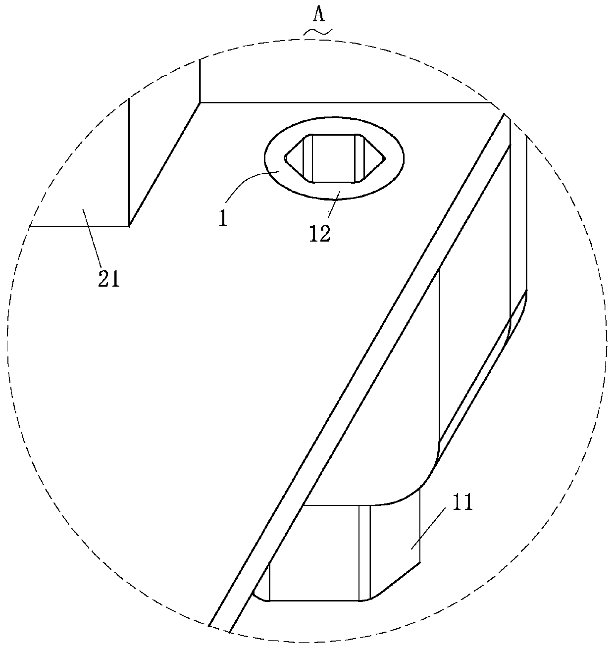 Green feed cutting machine