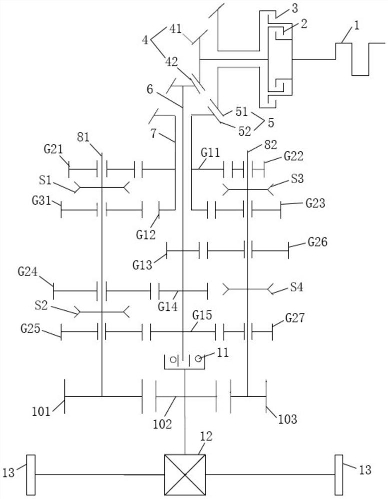 Rear drive power assembly device and vehicle