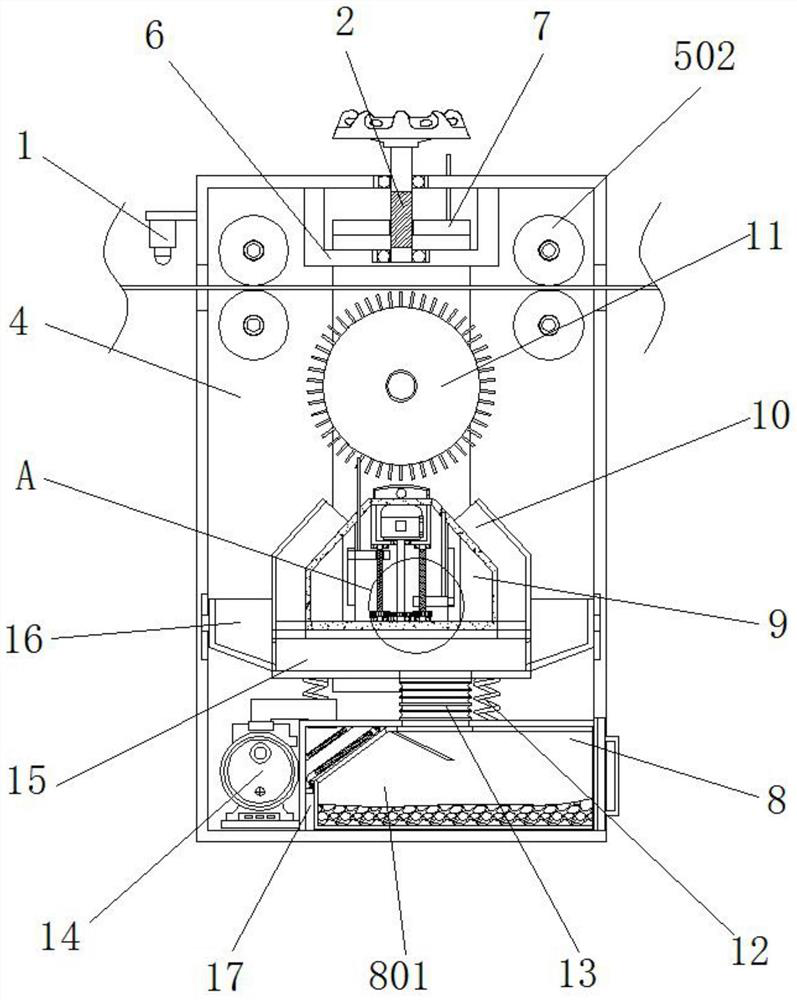 A device for detecting yarn quality and controlling waste yarn diversion in the production process