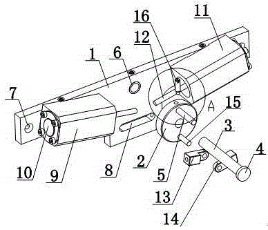 A hand-operated cable unwinding wheel control device