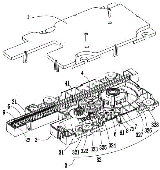 Automatic door and drawer opening device used for refrigerator