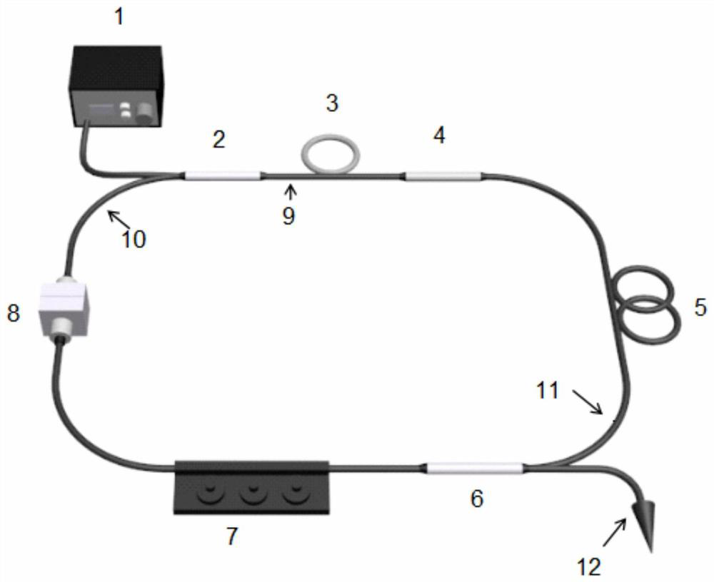 Saturable absorber based on palladium telluride, preparation method and mode-locked fiber laser prepared from saturable absorber