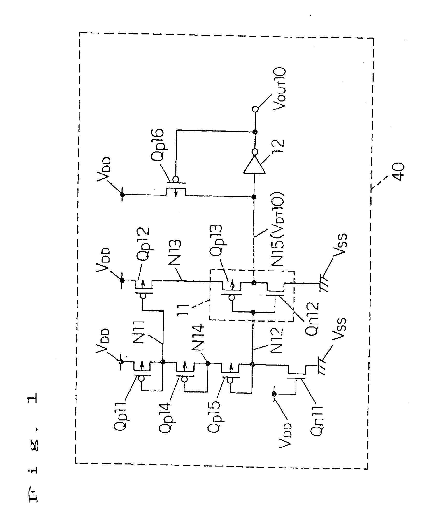 Voltage detection circuit, power-on/off reset circuit, and semiconductor device