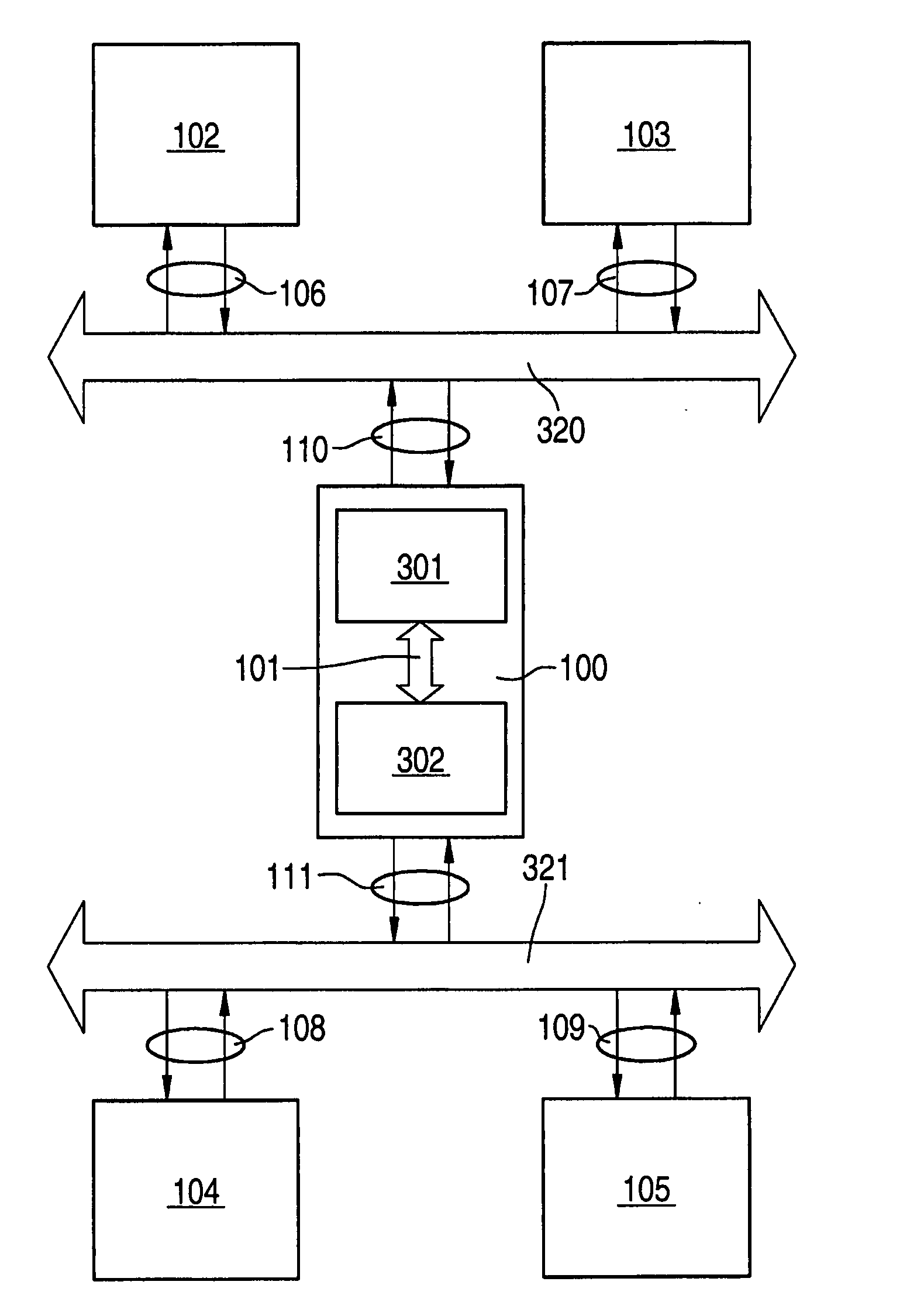 Method and device for synchronizing two bus systems and arrangement composed to two bus systems