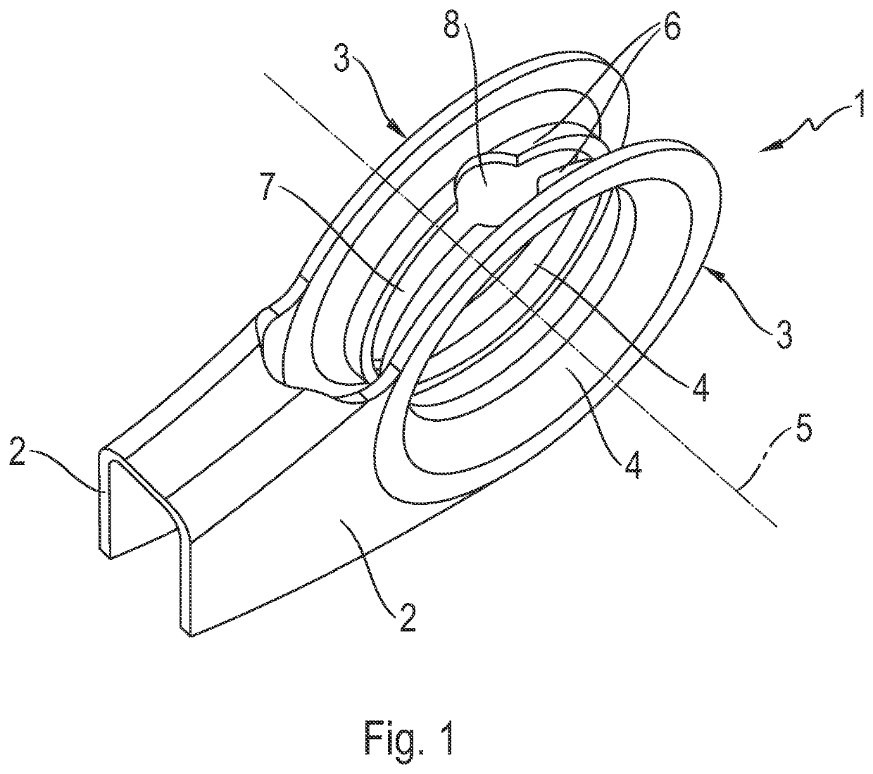 Joint, link for a wheel suspension and method for assembling a joint