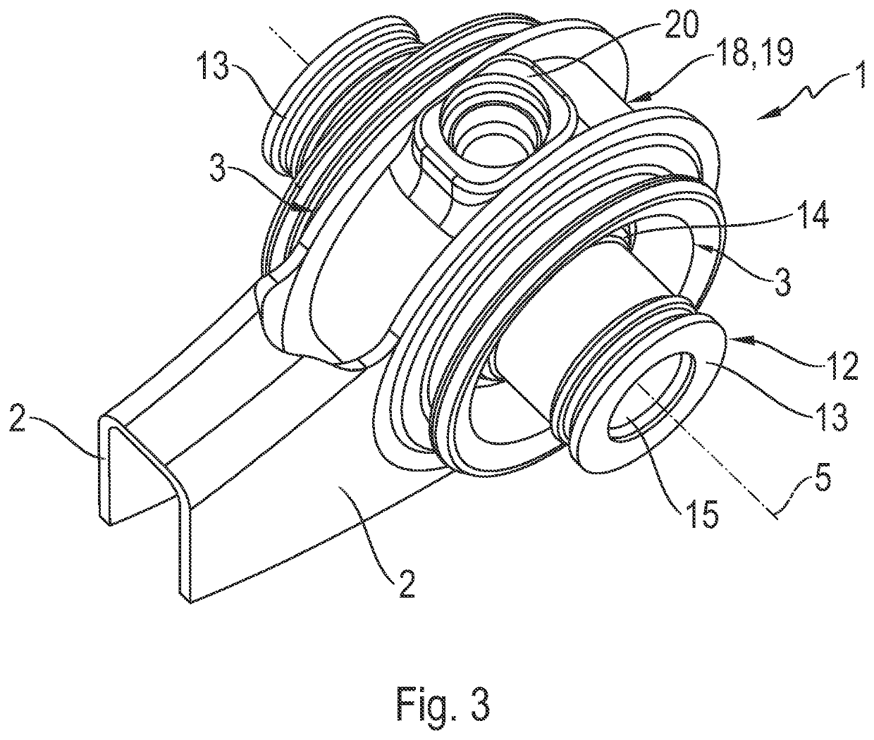 Joint, link for a wheel suspension and method for assembling a joint