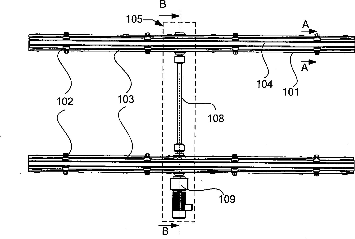 Fork mechanism of stacker