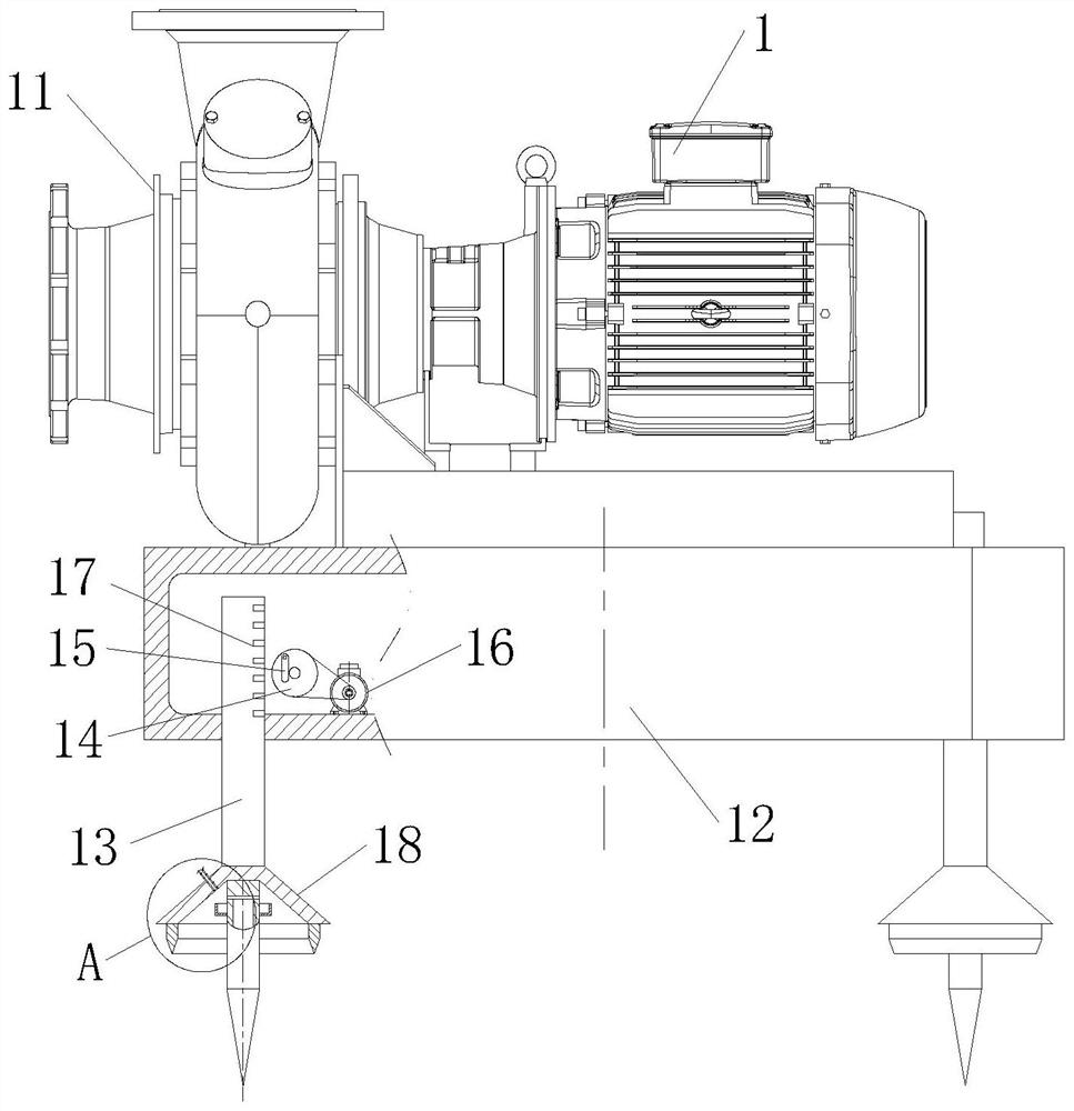 Oil drilling pump convenient to fix