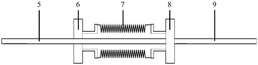 Mechanical loading device suitable for multi-environment and vacuum testing device