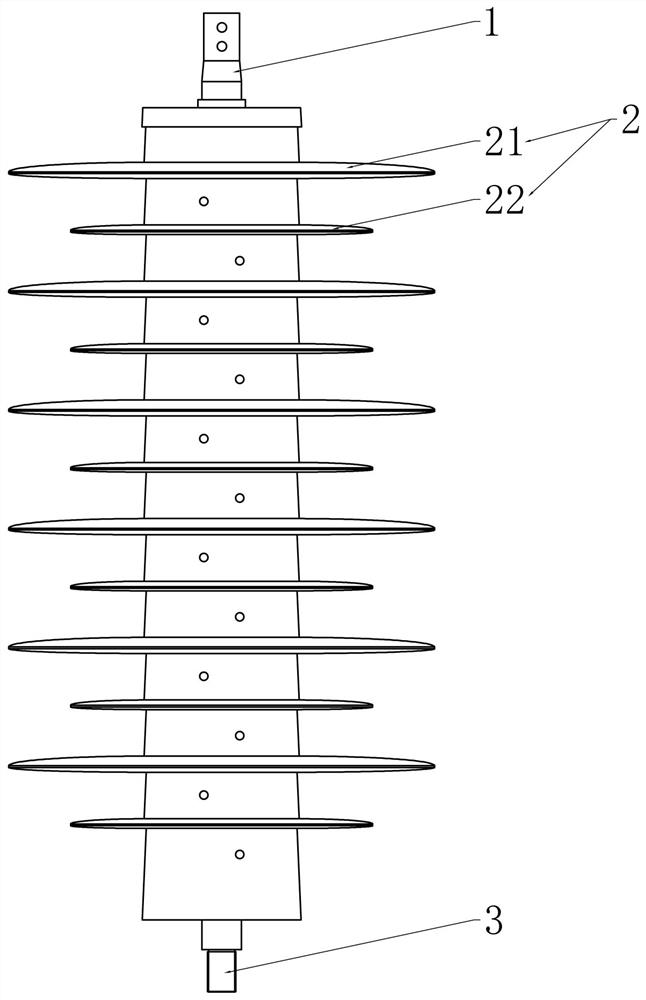 Series gap lightning arrester