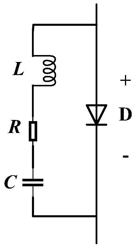 Rectifier diode high-frequency circuit modeling method based on differential evolution algorithm