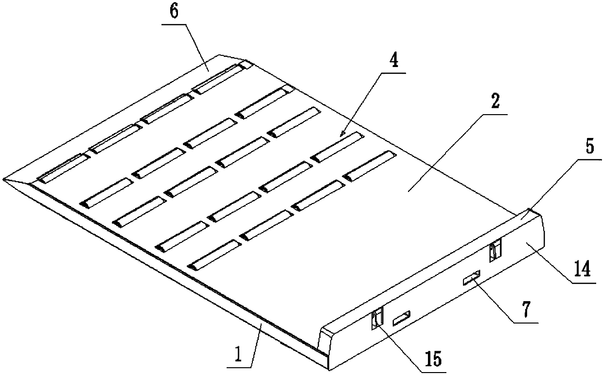 Container cargo handling movable bracket