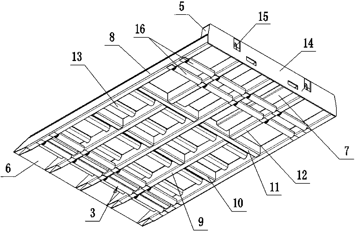 Container cargo handling movable bracket