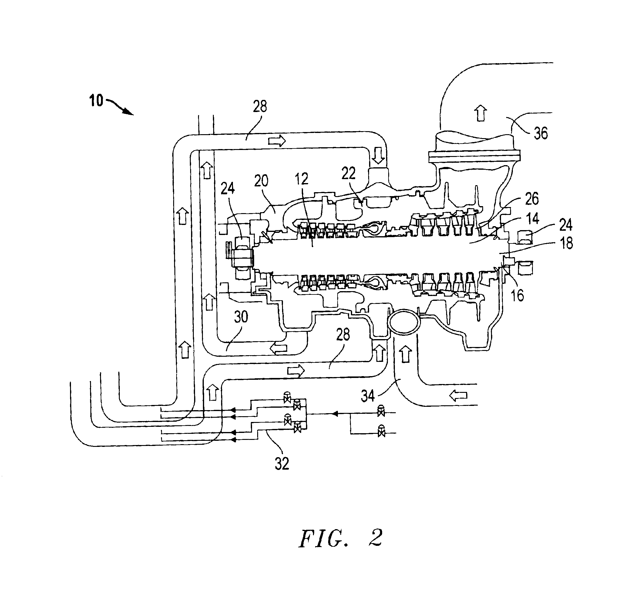 System and method of cooling steam turbines