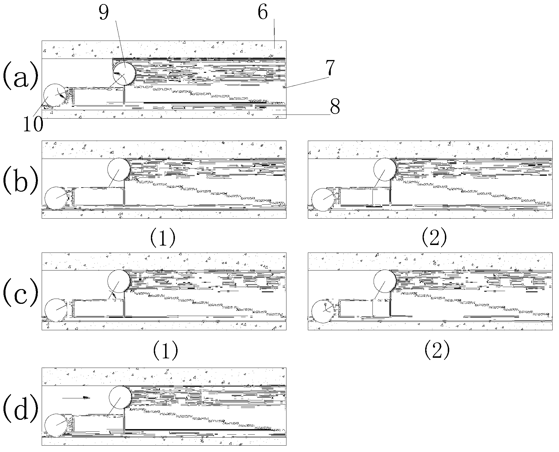 Method for identifying coal petrography interface of thin coal layer and automatically heightening expansion cylinder