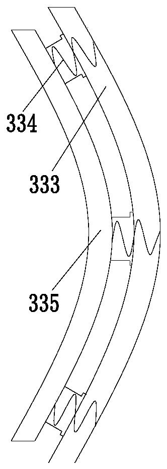 Poria cocos peeling auxiliary processing device