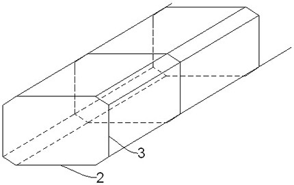 Subway underground long and longitudinal structure concrete temperature stress anchoring system