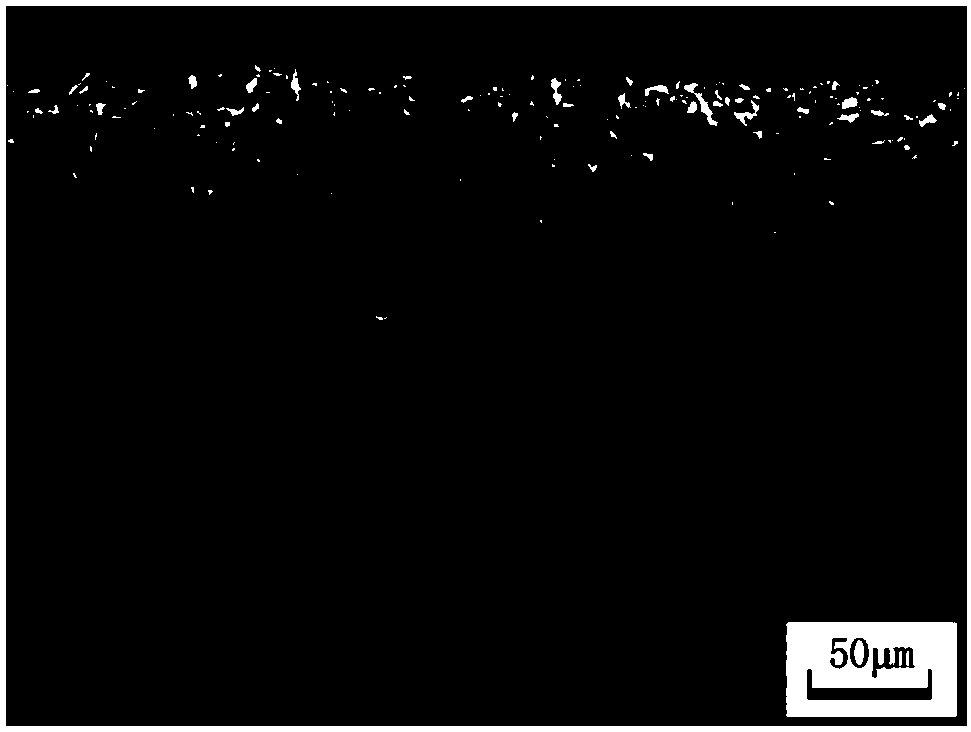 A method for manufacturing a hot-rolled high-carbon steel strip with a single-sided decarburization layer ratio of less than 0.7%