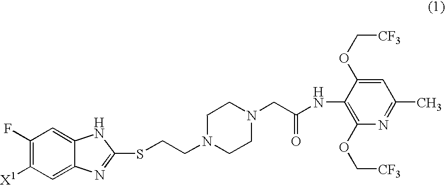 2,4-Bis (trifluoroethoxy)pyridine compound and drug containing the compound