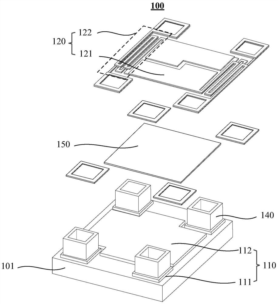 Infrared detector mirror image pixel based on CMOS process and infrared detector