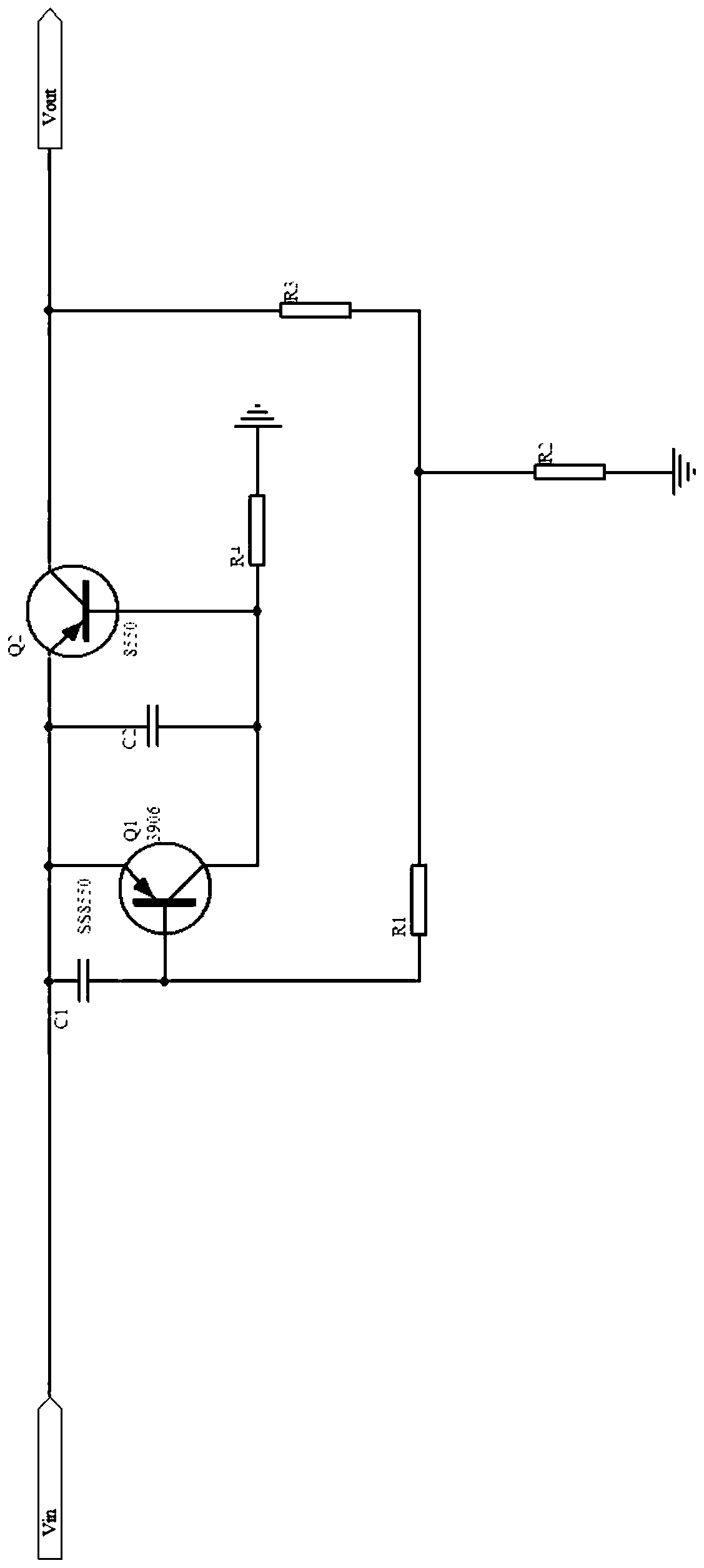 Current-limiting power supply control circuit