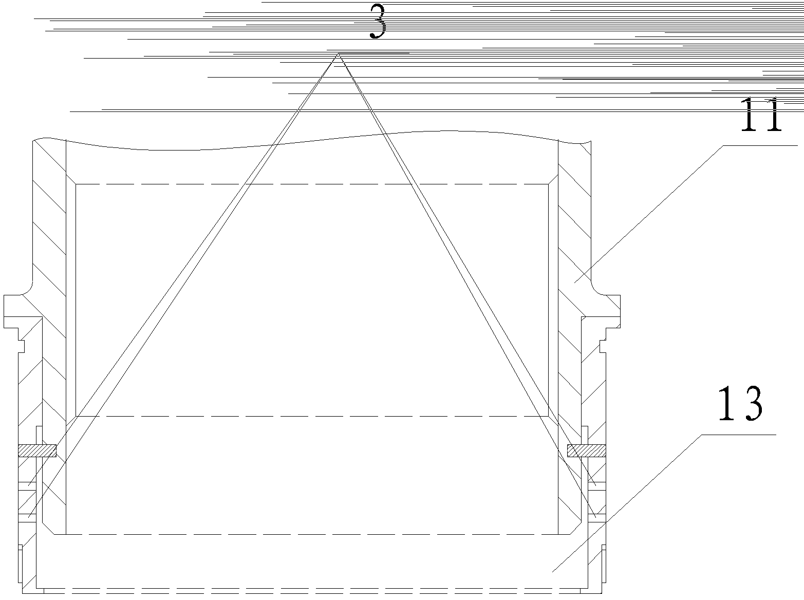 Method for flushing inner ring oil supply holes of rotor of bearing utilizing inner ring oil supply for lubricating