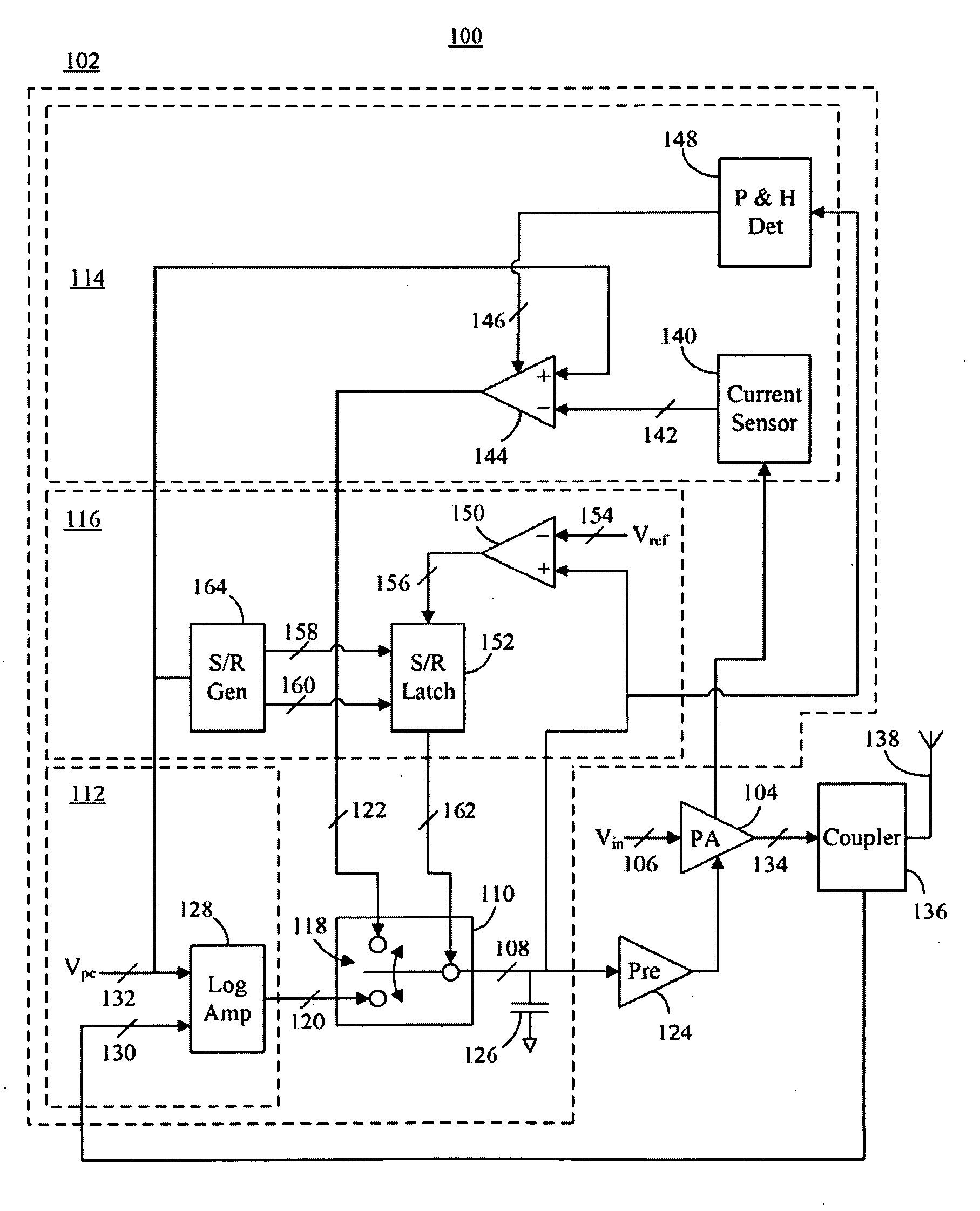 Hybrid power control for a power amplifier
