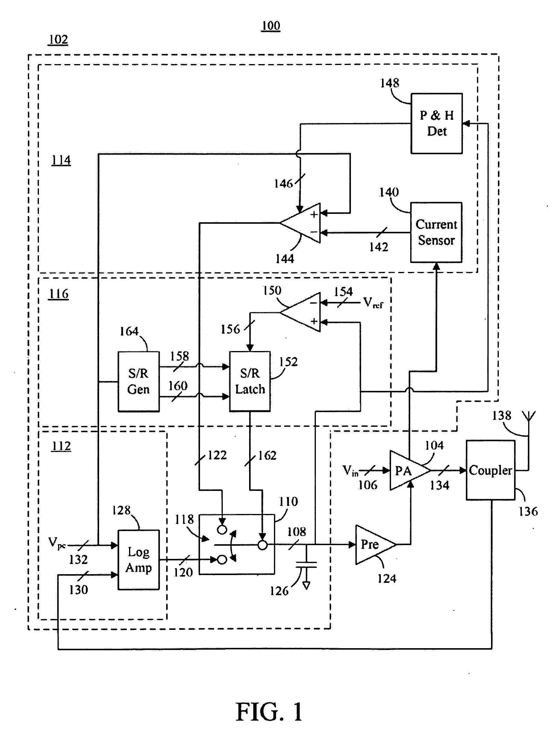 Hybrid power control for a power amplifier