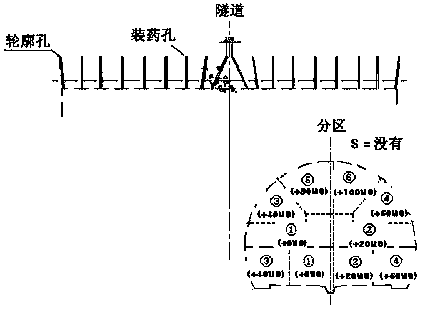 Explosion system and method using electronic detonator and non-electronic detonator combination mode