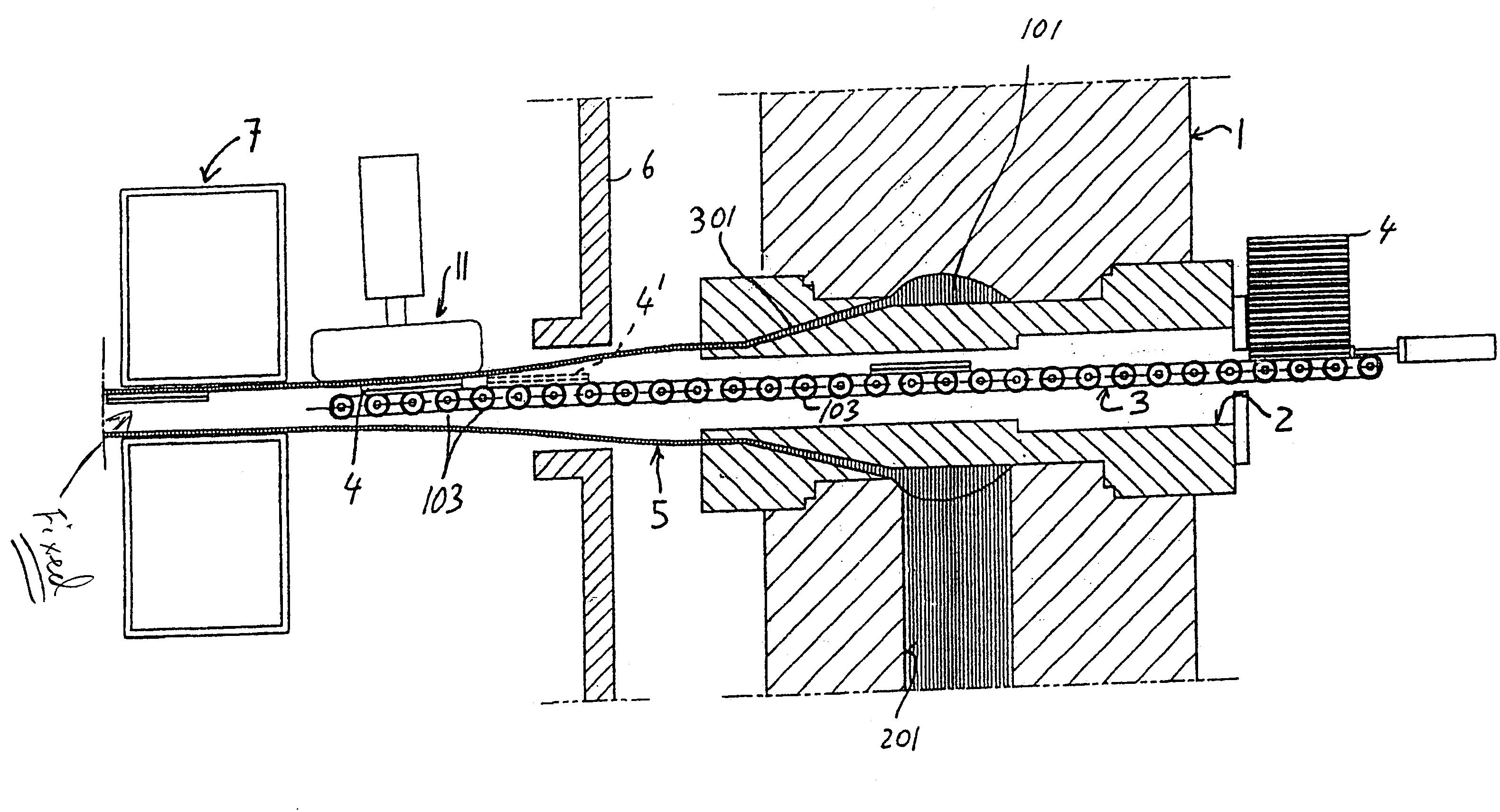 Method and plant for fabricating drip irrigation pipes
