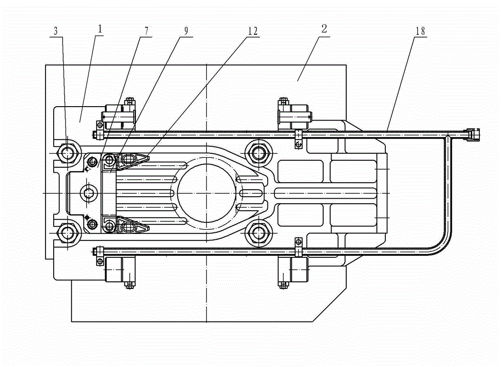 Hydraulically compressed molten steel flow control valve with side opening door