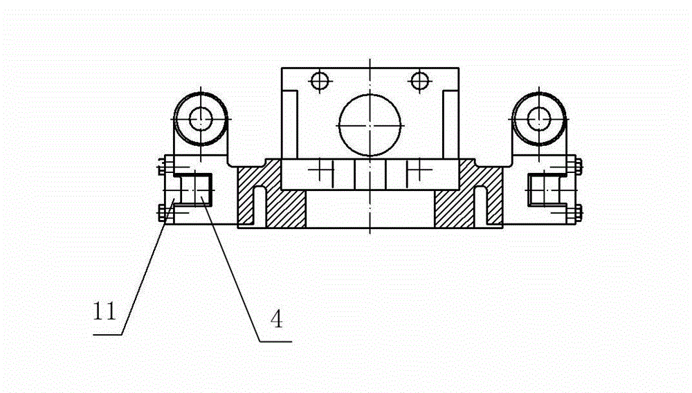 Hydraulically compressed molten steel flow control valve with side opening door