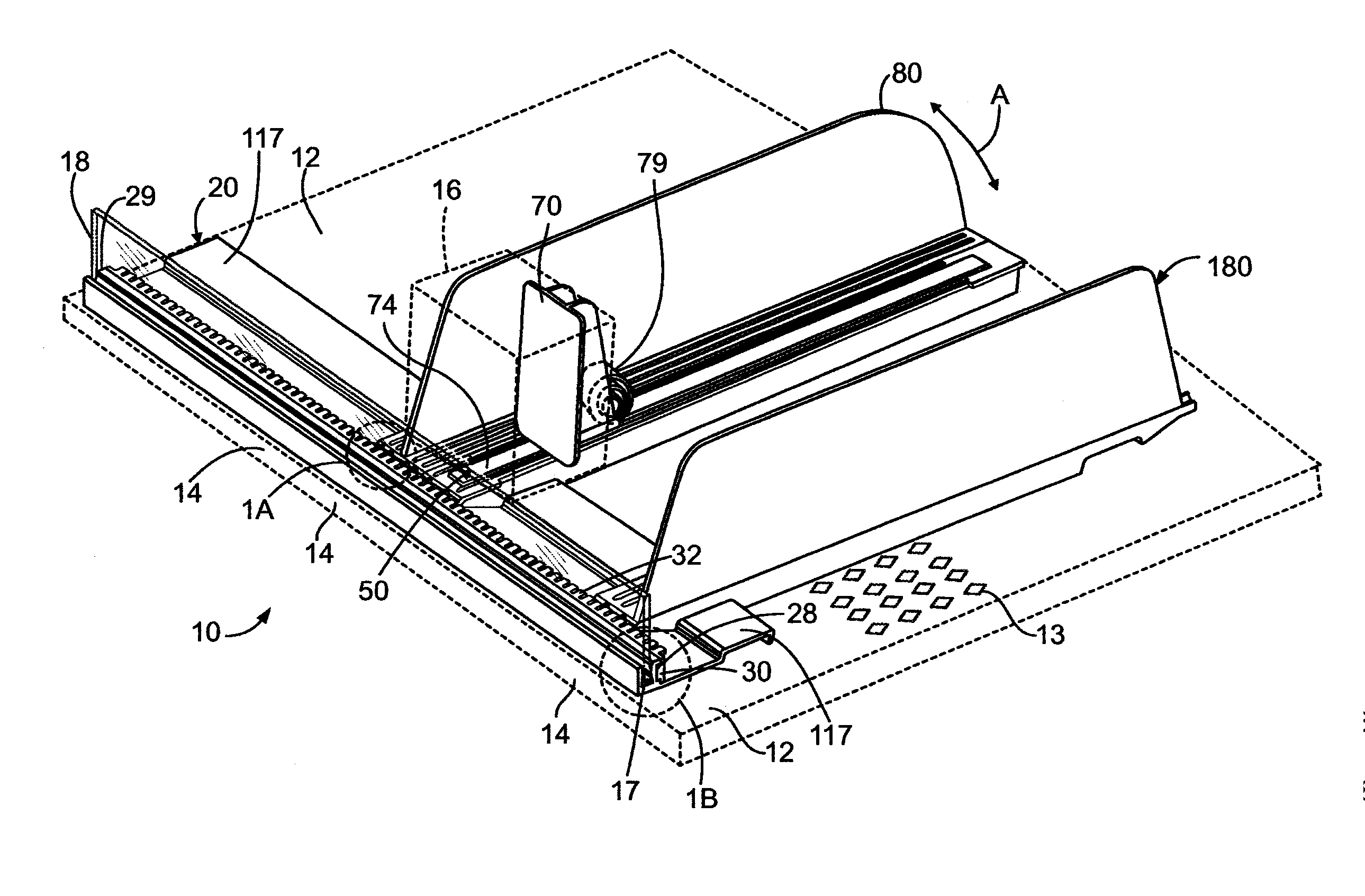 Merchandise display and pusher device