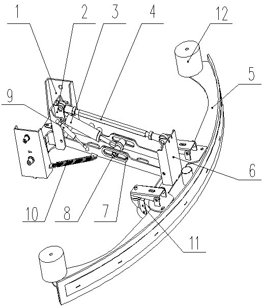 Wiper rake mechanism