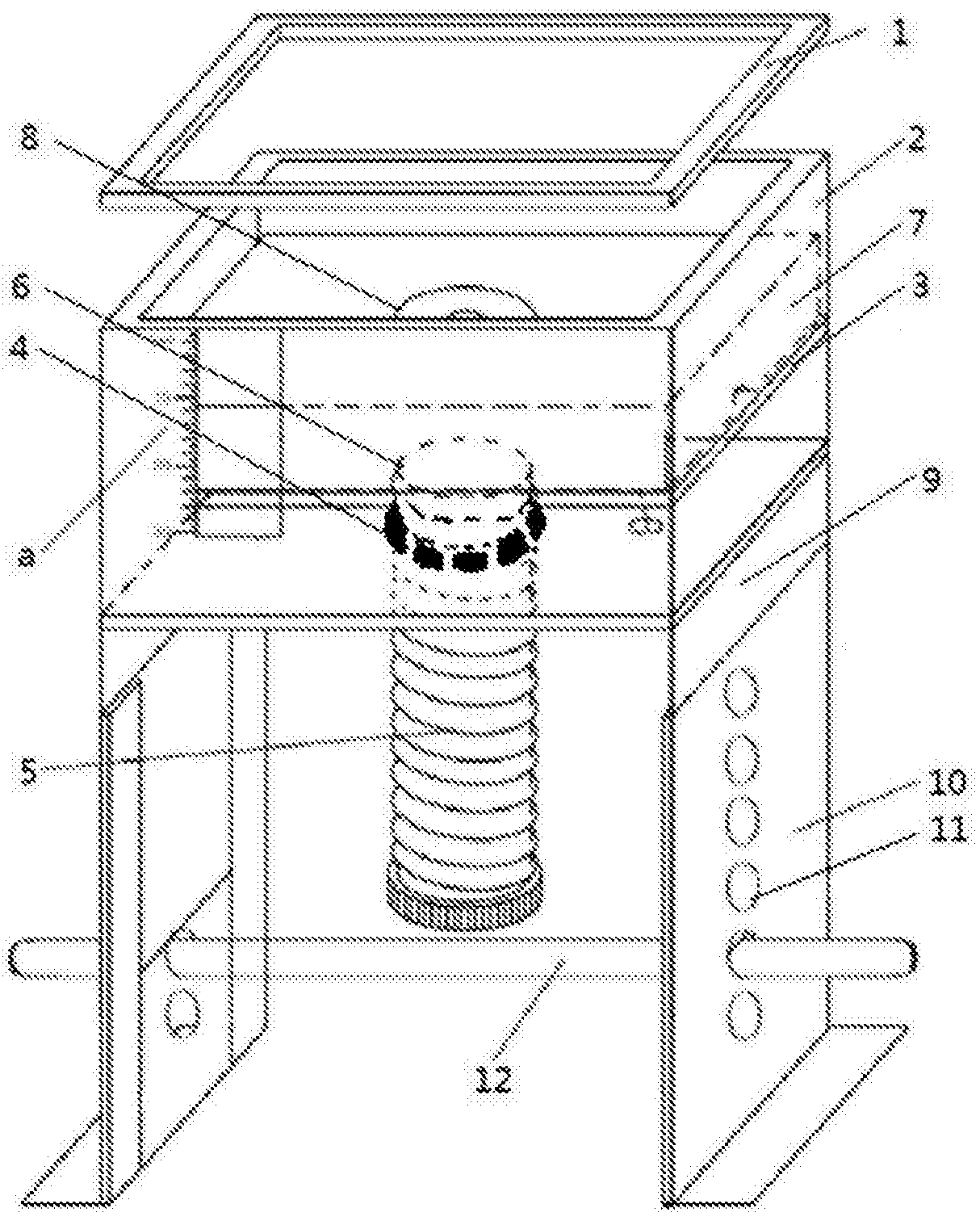 Novel sample carrying table