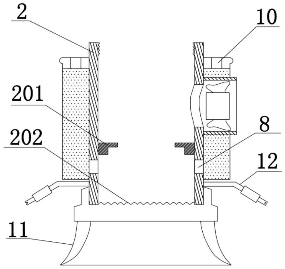 A strap-type smokeless moxibustion device