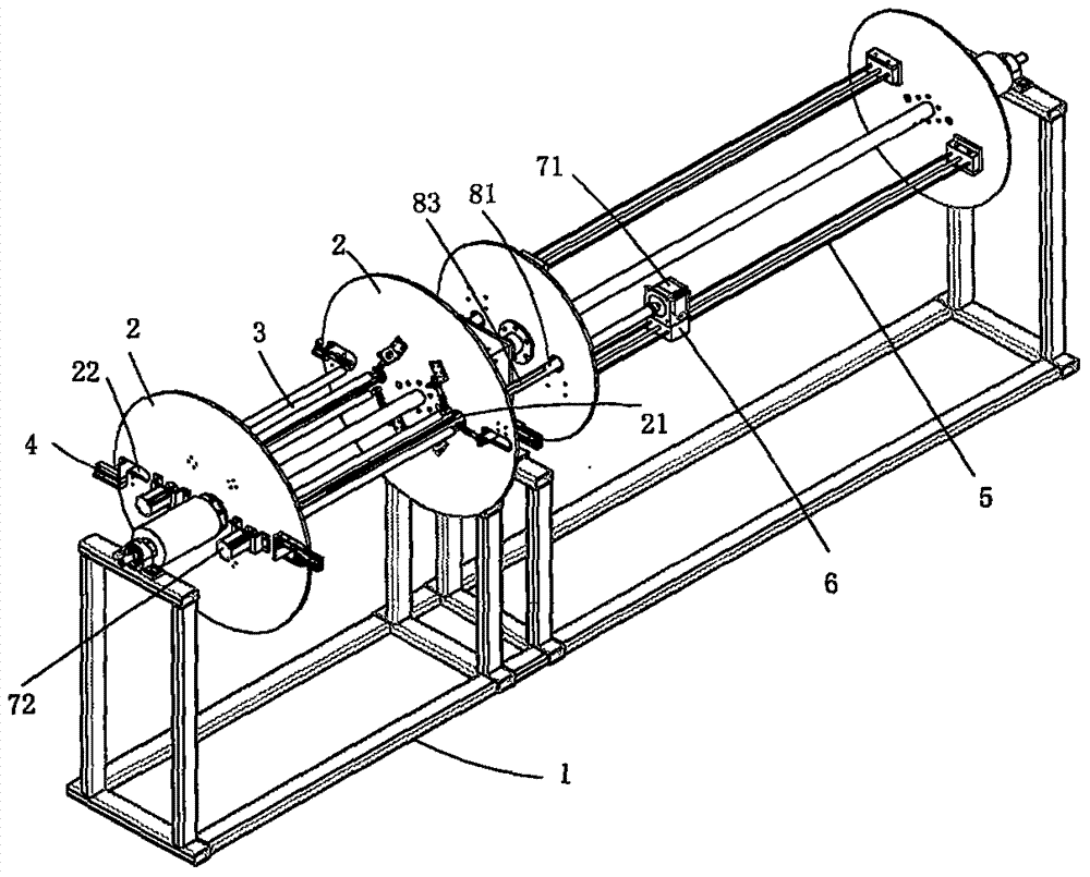 Yoga mat rewinding device