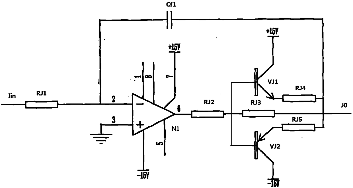 High-precision current/frequency conversion circuit and conversion method based on triangular wave modulation