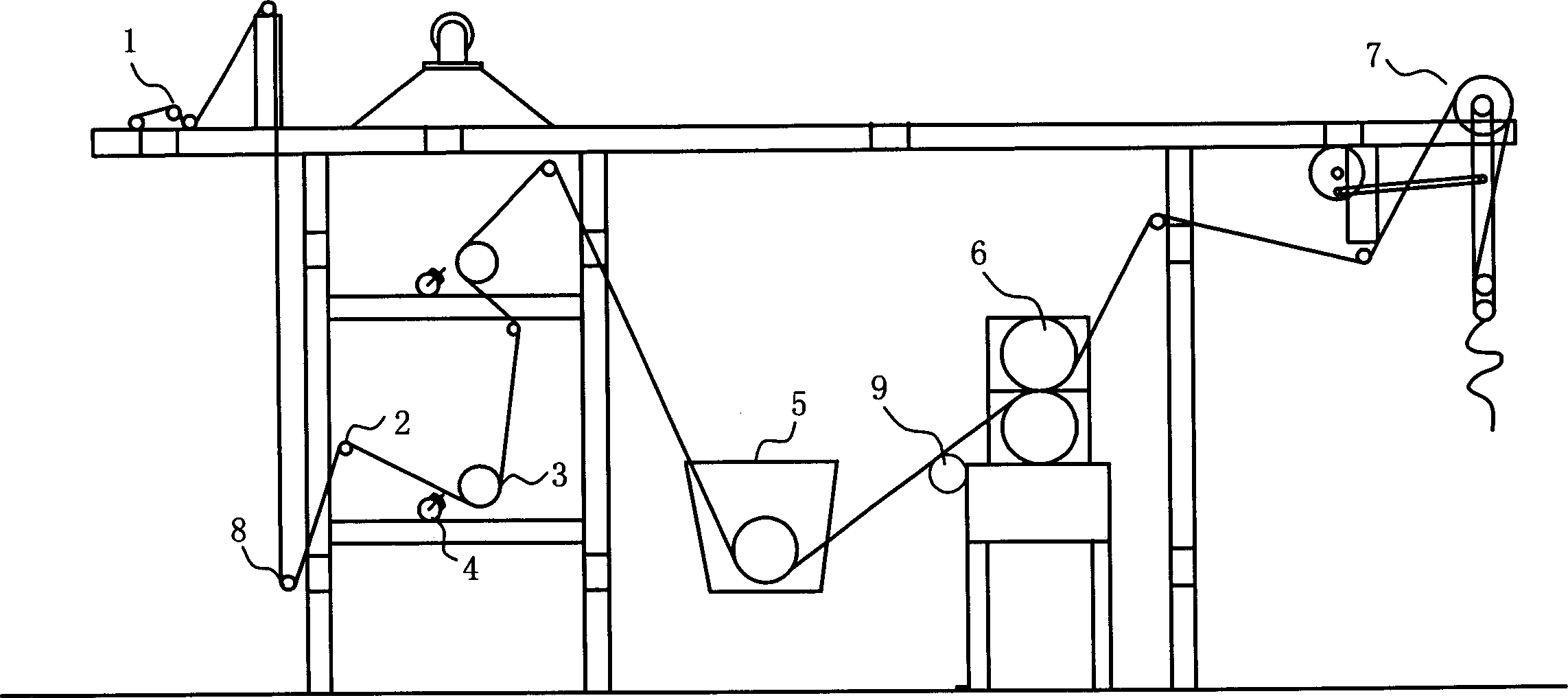 Small scale singeing machine for textile