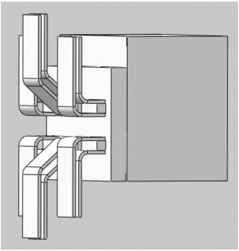 Three-phase buses in switch cabinet