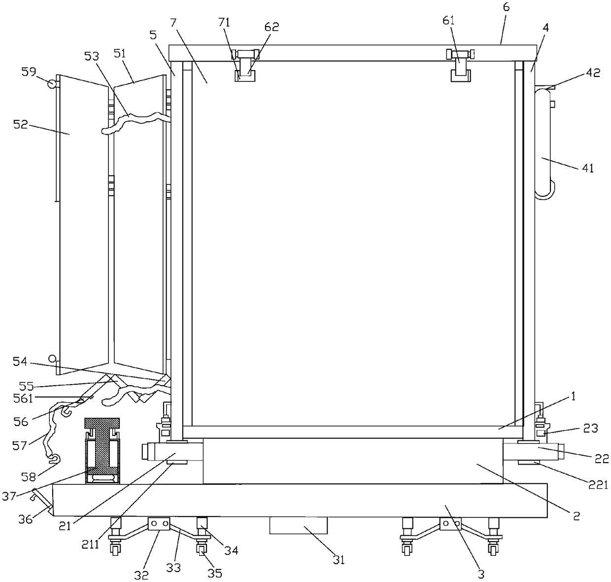 Anti-vibration packaging box