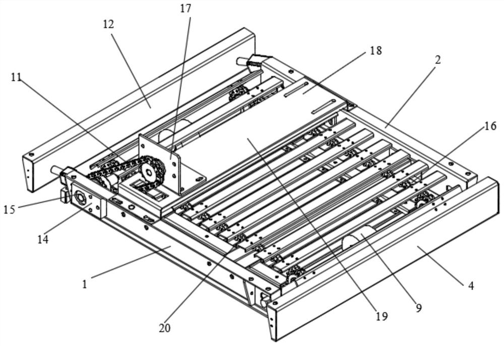 Multi-angle walking mechanism of industrial robot