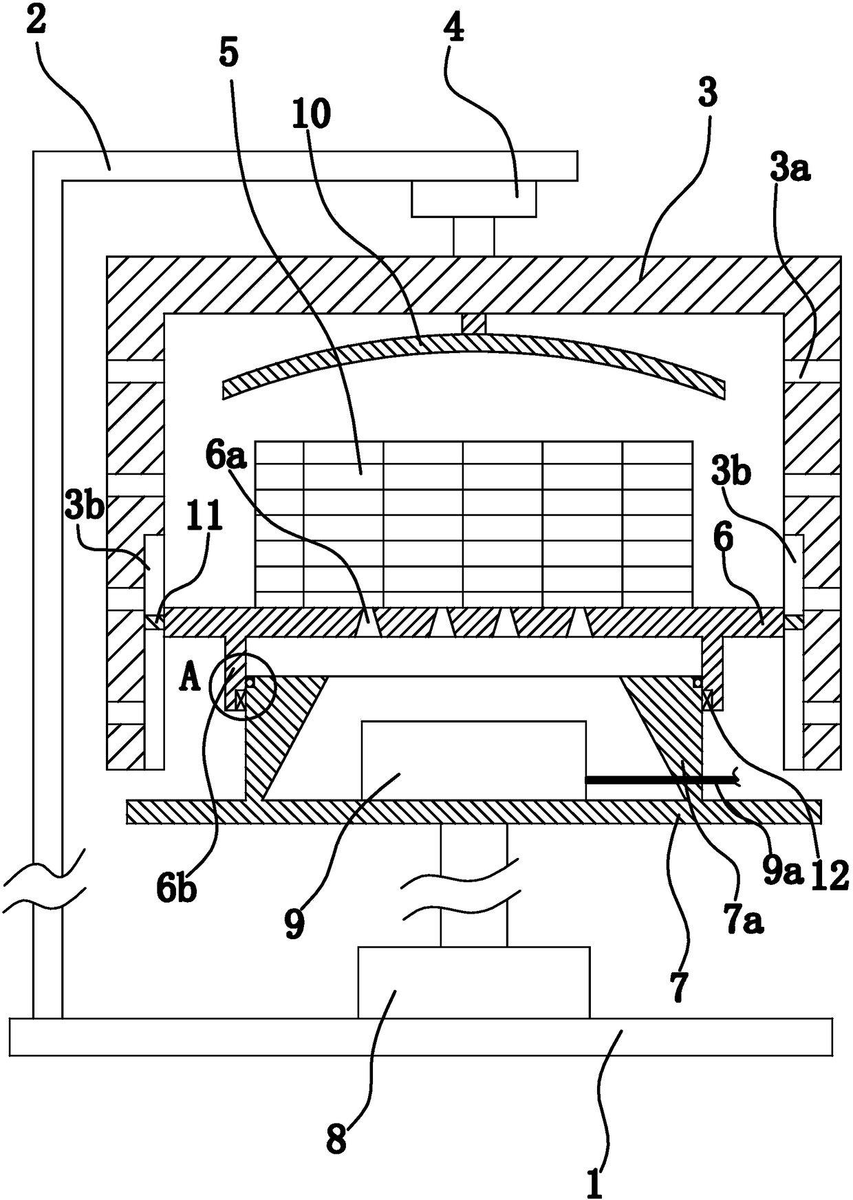 A drying device for medicinal materials