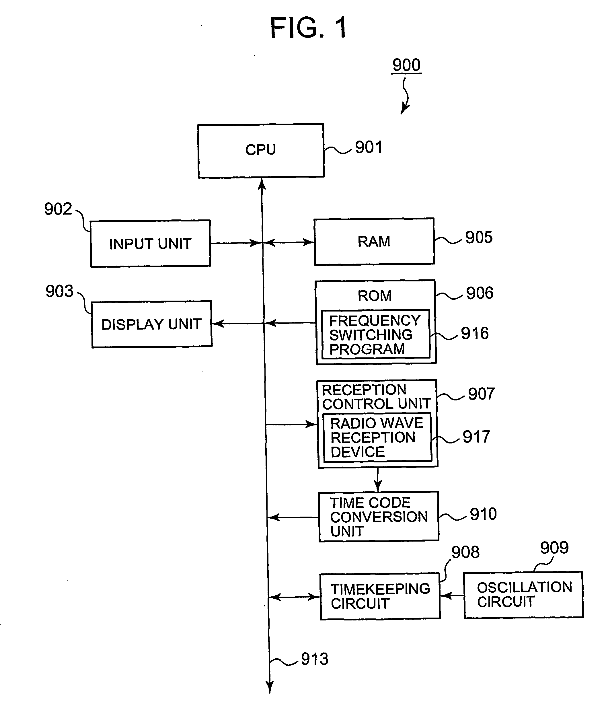 Radio wave reception device and radio wave clock