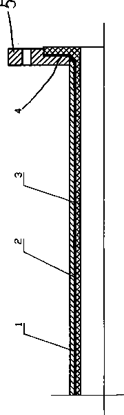 Mine wear-resistant composite metal plastic pipe, special preparation equipment thereof and preparation method thereof